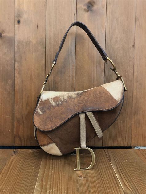 Limited Edition Christian Dior Pony Hair Saddle Bag